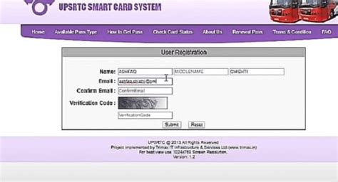 recharge upsrtc smart card online|upsrtc website.